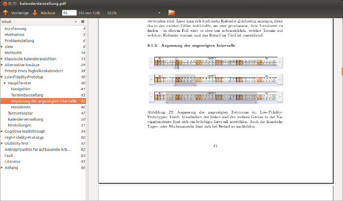 Automatische Navigation in einem PDF-Dokument