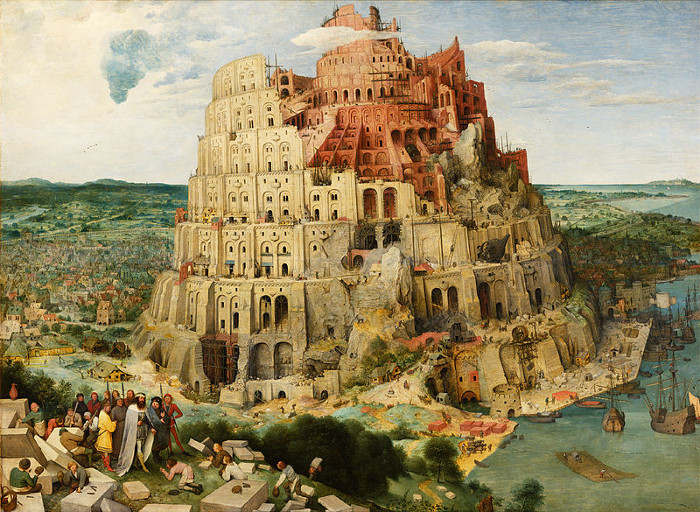 Gemälde vom Turmau zu Babel